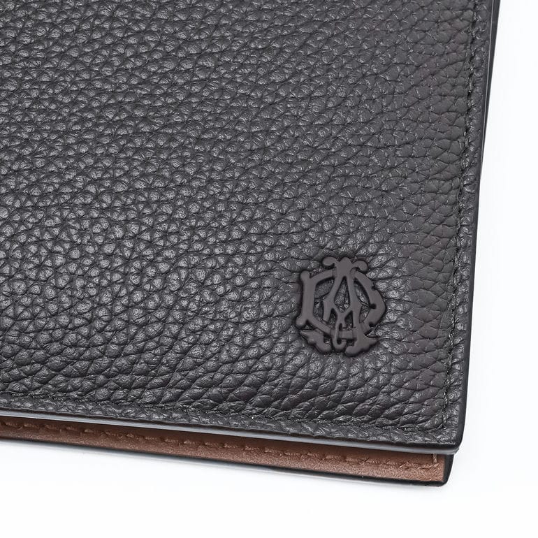 【名入れ可有料】ダンヒル dunhill 二つ折り財布 小銭入れなし バーリントン メンズ チョコレート ブラウン DU24F2106GN202 ウォレット 折財布 英国 <br>【スペシャルラッピング660円(別売り)】