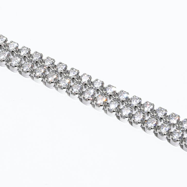 スワロフスキー SWAROVSKI ブレスレット 2連 Matrix Tennis