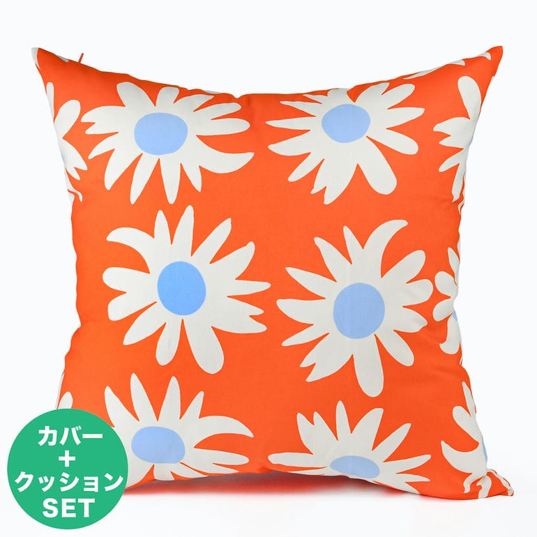 マリメッコ marimekko クッションカバー 50×50cm ヌードクッション セット Rakastaa ei rakasta ラカスタ エイ ラカスタ オレンジ 73966 073966 215 北欧雑貨 北欧デザイン