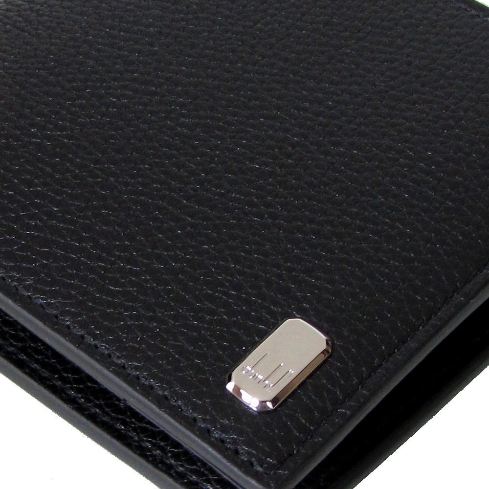 ダンヒル dunhill 財布 二つ折り財布 メンズ ベルグレイヴ ブラック 19F2320AR001 名入れ可有料 箔押し<br>【スペシャルラッピング660円(別売り)】