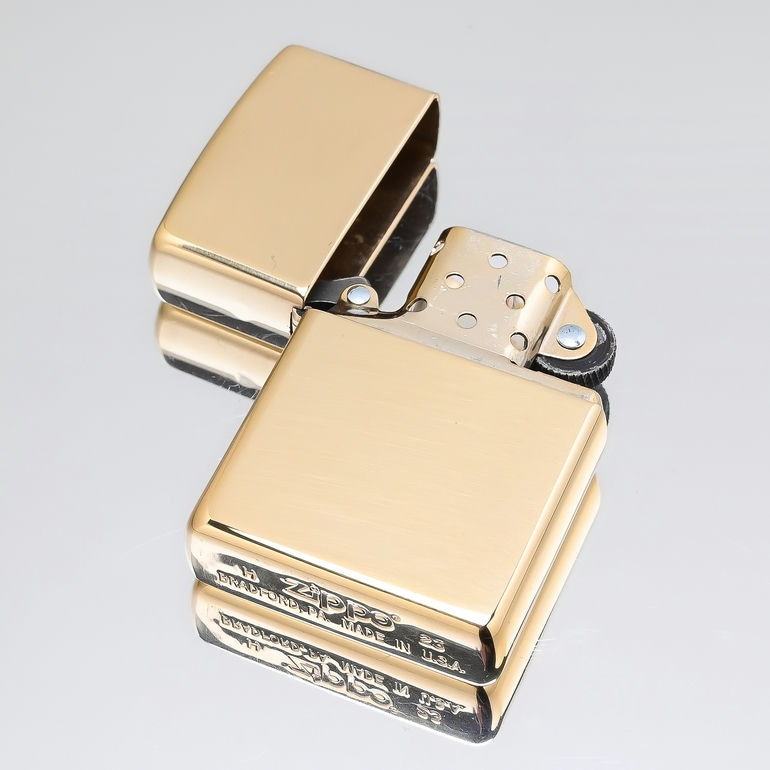 ZIPPO ジッポー ライター ジッポ REG H POL BRS WO SB レギュラー ハイ