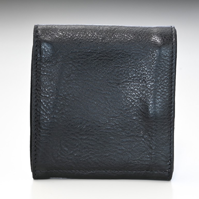 イルビゾンテ IL BISONTE 財布 二つ折り財布 ミニ財布 メンズ レディース カウハイドレザー ブラック C0984 P 153【スペシャルラッピング660円(別売り)】