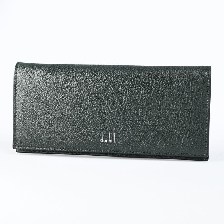 【箔押し名入れ可有料】ダンヒル dunhill 長財布 メンズ デューク ファインレザー 10cc コートウォレット レーシンググリーン 24r2104GS303 英国<br>【スペシャルラッピング660円(別売り)】