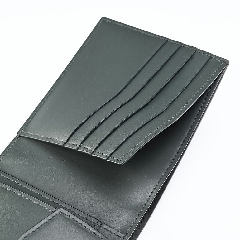 【名入れ可有料】ダンヒル dunhill 二つ折り財布 小銭入れ付 バーリントン メンズ ブラック レーシンググリーン DU24F2320GN001 ウォレット 折財布 英国 <br>【スペシャルラッピング660円(別売り)】