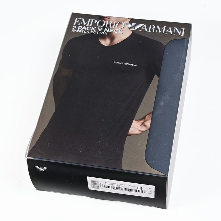Tシャツ・カットソー EMPORIO ARMANI エンポリオ アルマーニ EMPORIO ARMANI Tシャツ Vネック 半袖