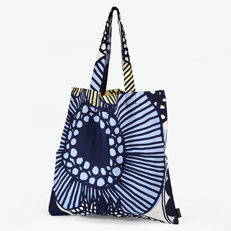 【名入れ可有料】マリメッコ marimekko トートバッグ シイルトラプータルハ ファブリック レディース マルチカラー 74340 074340 123 北欧雑貨 北欧デザイン ネコポス限定 送料無料<br>【スペシャルラッピング660円(別売り)】