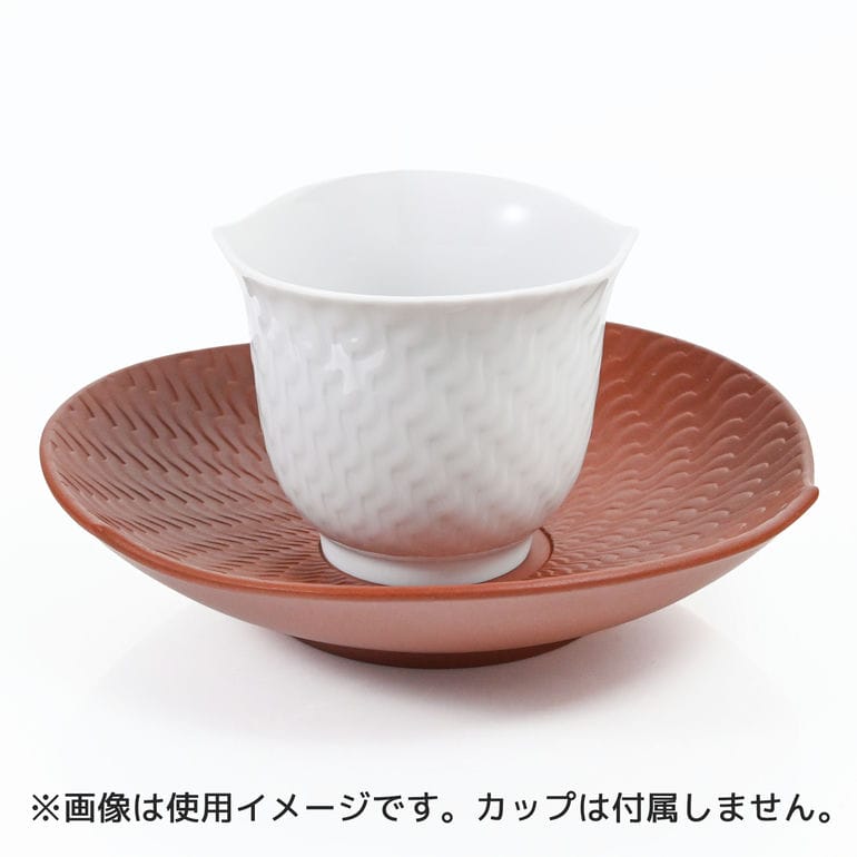 マイセン 波の戯れ ブラウン プレート 波模様 12.5cm Meissen 000002