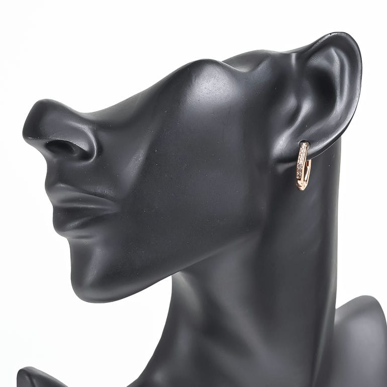 スワロフスキー SWAROVSKI ピアス Dextera フープピアス オクタゴン クリア ローズゴールド 5743798 ジュエリー アクセサリー<br>【スペシャルラッピング660円(別売り)】