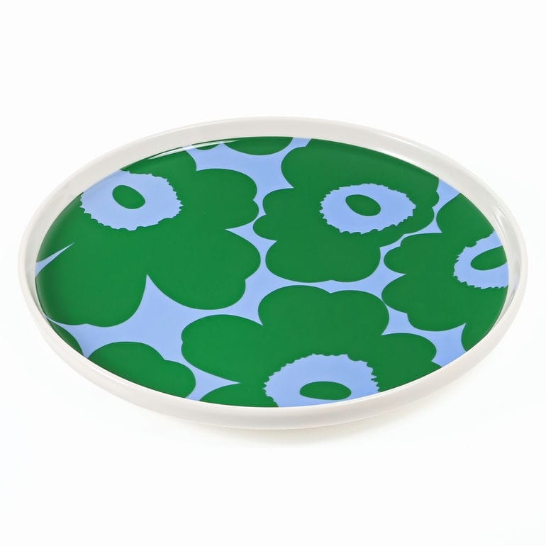 マリメッコ marimekko プレート 20cm ウニッコ グリーン ライトブルー