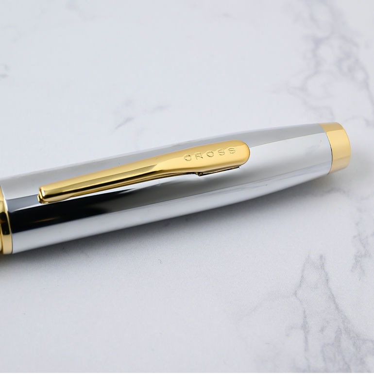 クロス ボールペン メンズ レディース BAILEY ベイリー メダリスト シルバー×ゴールド NAT0452-6 ギフト プレゼント 名入れ無料 名入れギフト ボールペン 文房具【スペシャルラッピング660円(別売り)】