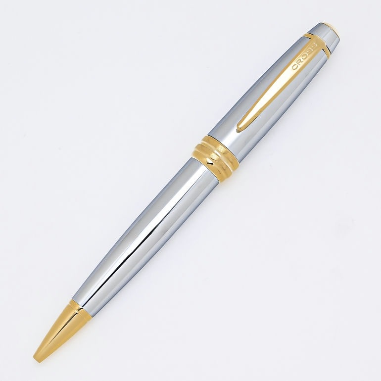 クロス ボールペン メンズ レディース BAILEY ベイリー メダリスト シルバー×ゴールド NAT0452-6 ギフト プレゼント 名入れ無料 名入れギフト ボールペン 文房具【スペシャルラッピング660円(別売り)】