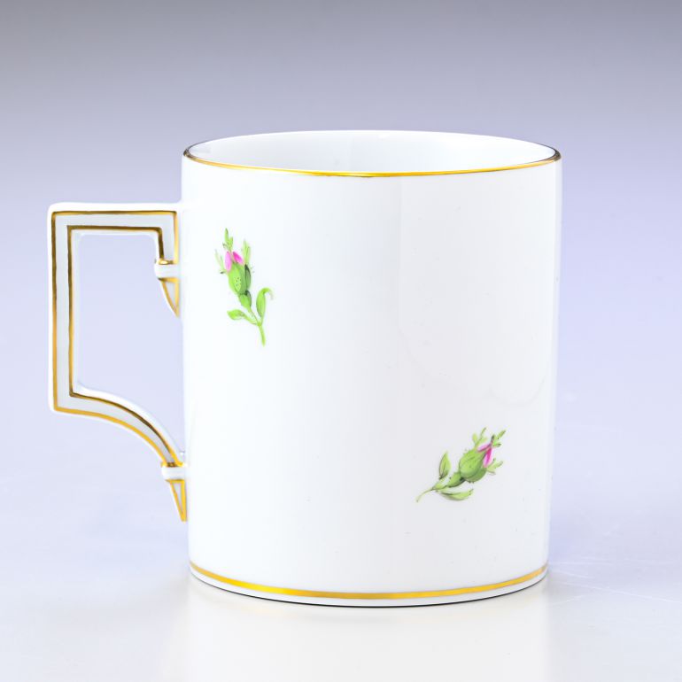 【名入れ可有料】マイセン ピンクローズ ピンクの薔薇 マグカップ 310ml Meissen 020110-55810-1 洋食器 【ドイツ本国の紙袋別売り】【スペシャルラッピング660円(別売り)】