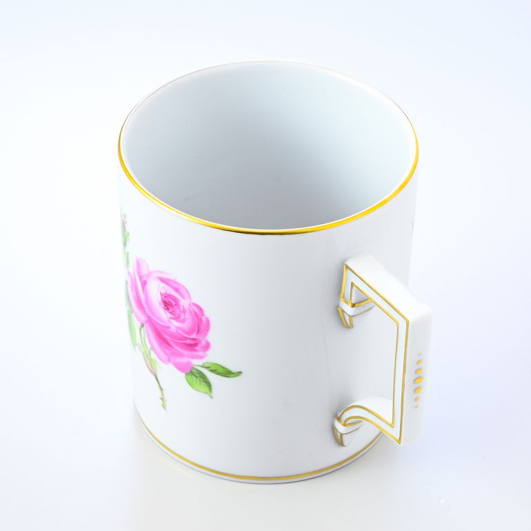 【名入れ可有料】マイセン ピンクローズ ピンクの薔薇 マグカップ 310ml Meissen 020110-55810-1 洋食器 【ドイツ本国の紙袋別売り】【スペシャルラッピング660円(別売り)】