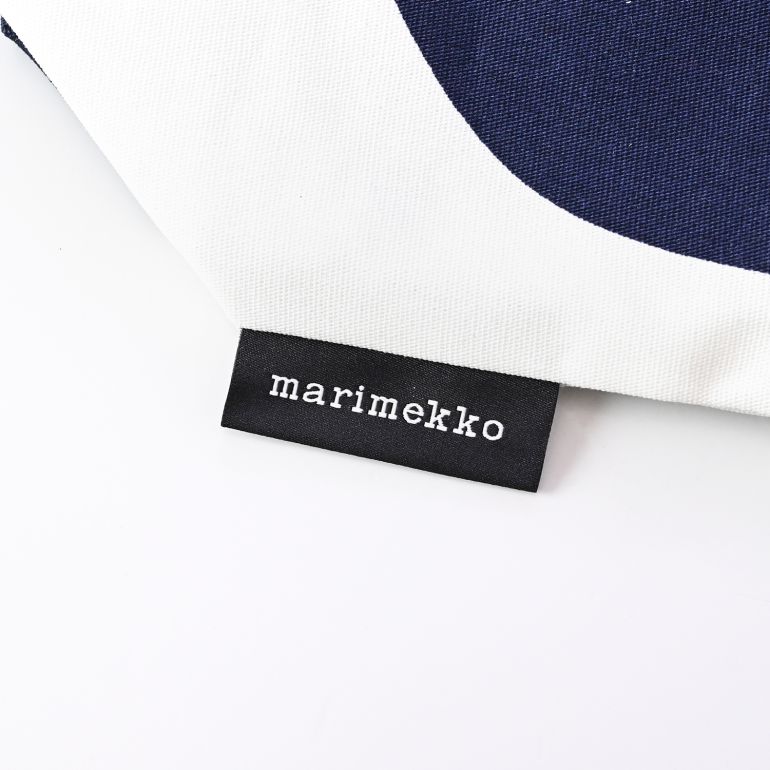 マリメッコ marimekko ポーチ Seireeni セイレーニ ベージュ×ダークブルー 072271 158 北欧雑貨 北欧デザイン