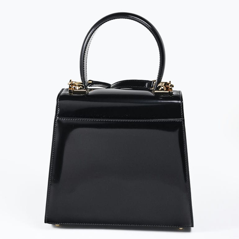 フェラガモ Salvatore Ferragamo サルヴァトーレフェラガモ ハンドバッグ トップハンドル ショルダーバッグ Sサイズ ガンチーニ レディース ブラック 212193 749021 0749021