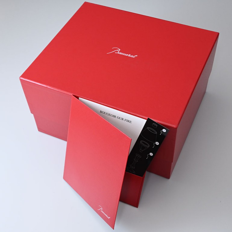 バカラ 名入れ対応 Baccarat アワファイヤー キャンドルスタンド