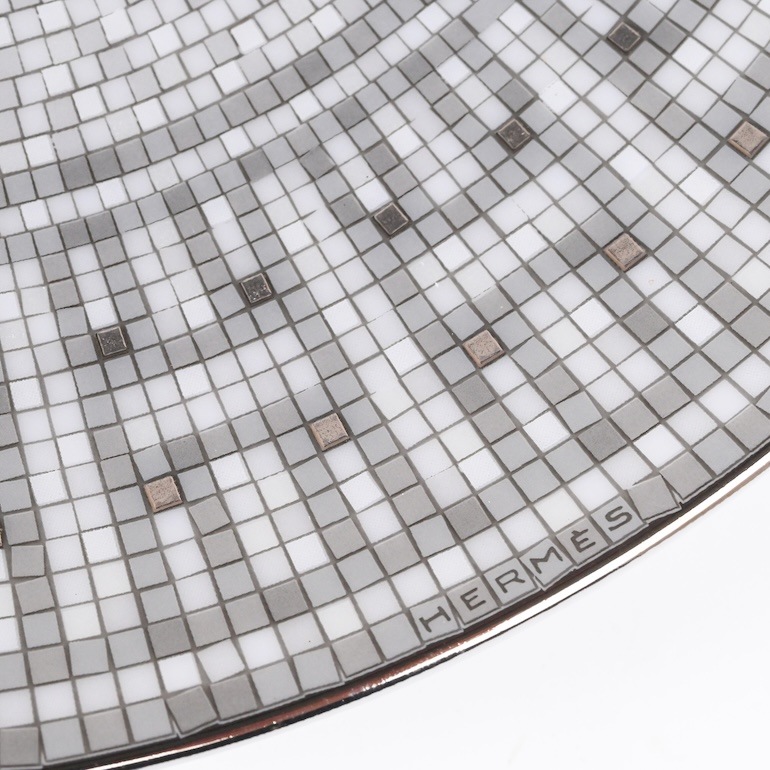 エルメス HERMES モザイク ヴァンキャトル プラチナ 035007P