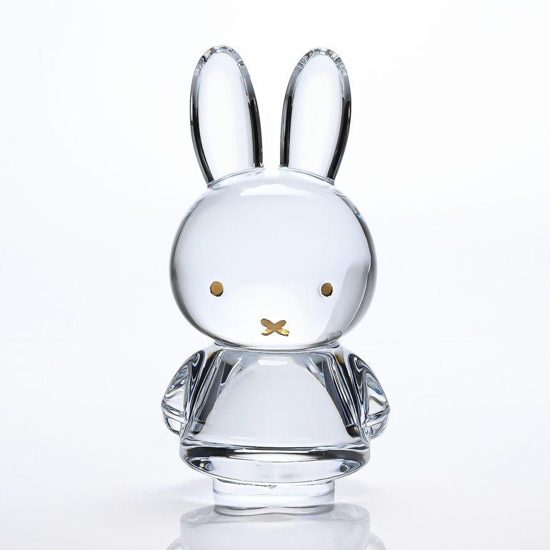 バカラ 名入れ対応 Baccarat クリスタルフィギュア 2022年新作 ミッフィー Miffy Bunny Sculpture Clear and 20k Gold 兎 うさぎ 干支 卯 ラビット 2815127 【熨斗対応】 インテリア オブジェ 置物 洋食器 <br>【スペシャルラッピング660円(別売り)】