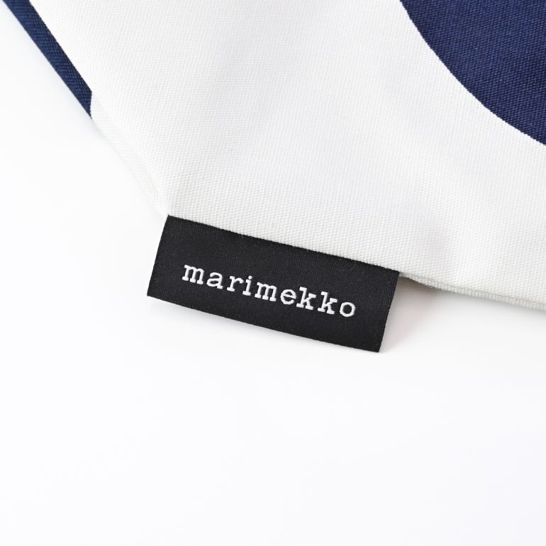 マリメッコ marimekko ポーチ Seireeni セイレーニ ベージュ×ダークブルー 072272 158 北欧雑貨 北欧デザイン ネコポス限定 送料無料<br>【スペシャルラッピング660円(別売り)】