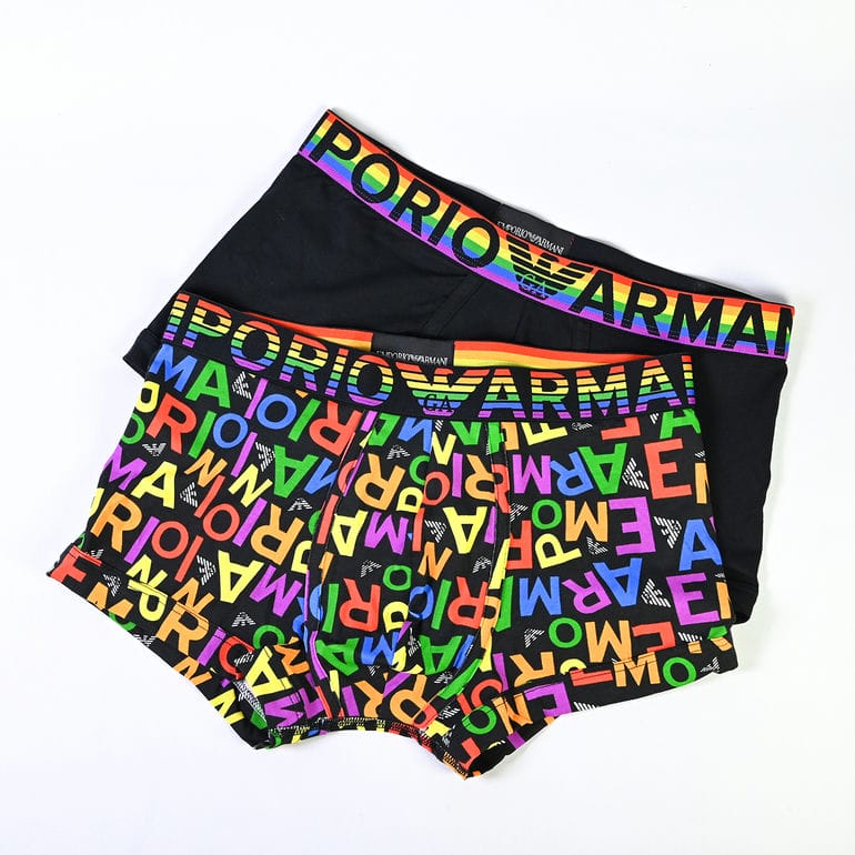 エンポリオ アルマーニ EMPORIO ARMANI 下着 アンダーウェア ボクサーパンツ メンズ 2パック マルチカラー 112023 3R513 23921【スペシャルラッピング660円(別売り)】