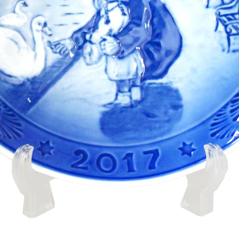 ロイヤルコペンハーゲン イヤープレート 2017年 平成29年 皿立て付き 