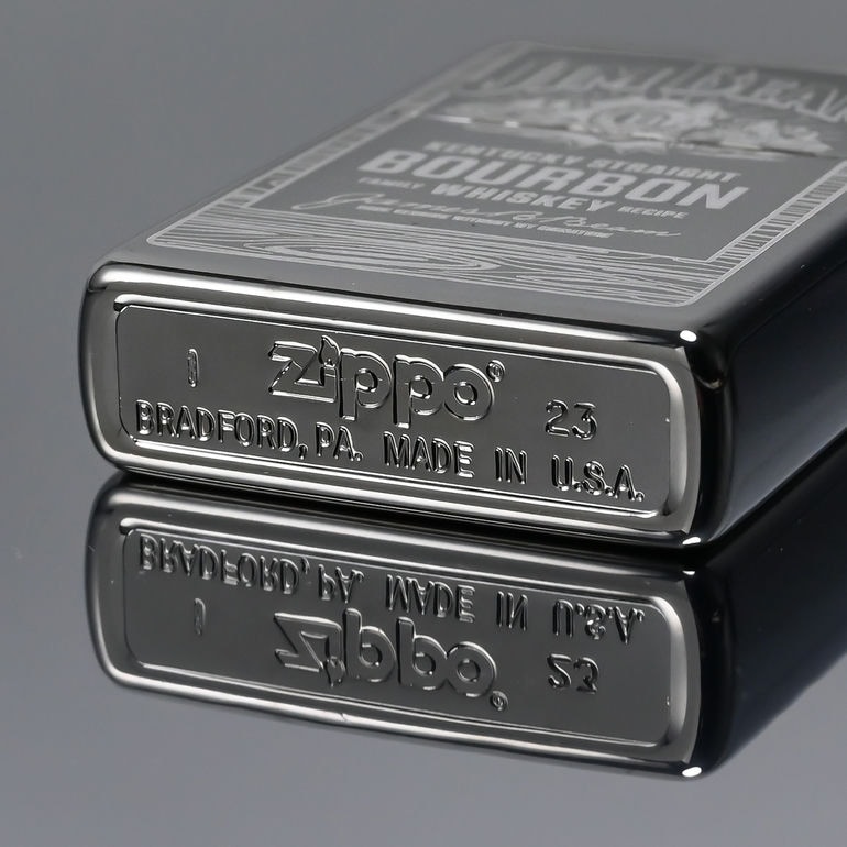 ZIPPO ジッポー ライター ジッポ JIM BEAM ジムビーム シルバー 48740