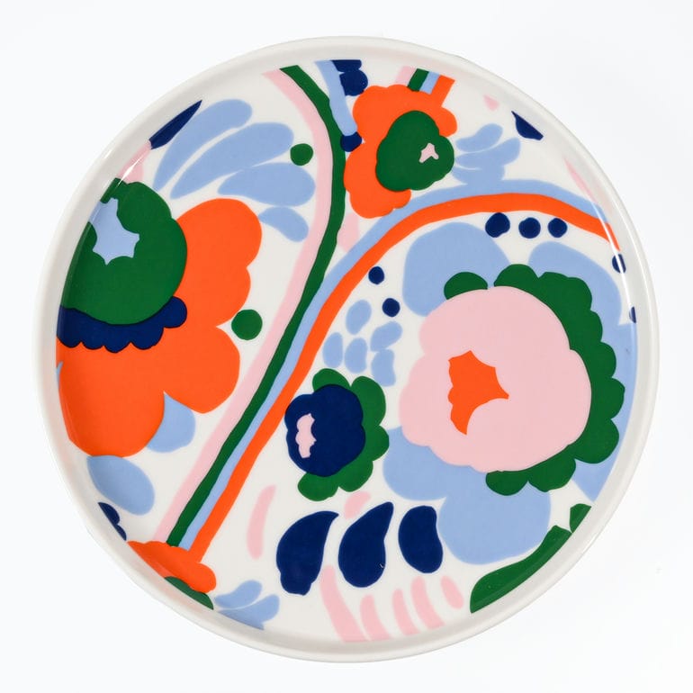 【名入れ可有料】マリメッコ marimekko プレート 20cm Karuselli カルセッリ マルチカラー 74363 074363 152 大皿 洋食器 テーブルウェア 北欧食器 北欧デザイン<br>【スペシャルラッピング660円(別売り)】