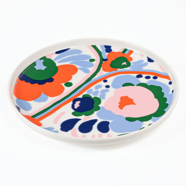 【名入れ可有料】マリメッコ marimekko プレート 20cm Karuselli カルセッリ マルチカラー 74363 074363 152 大皿 洋食器 テーブルウェア 北欧食器 北欧デザイン<br>【スペシャルラッピング660円(別売り)】