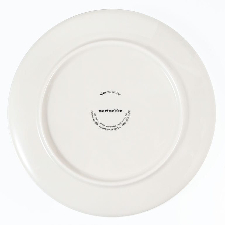 【名入れ可有料】マリメッコ marimekko プレート 20cm Karuselli カルセッリ マルチカラー 74363 074363 152 大皿 洋食器 テーブルウェア 北欧食器 北欧デザイン<br>【スペシャルラッピング660円(別売り)】