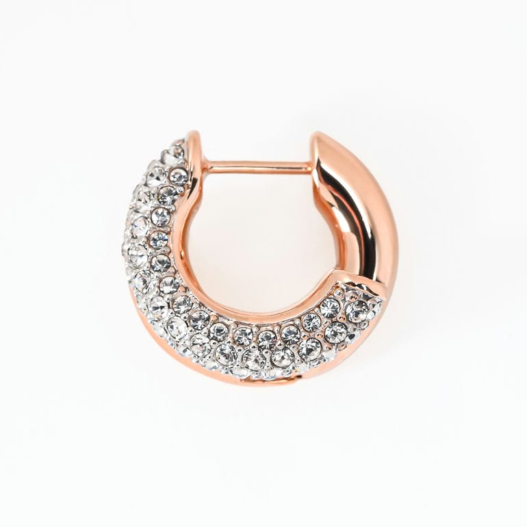 スワロフスキー SWAROVSKI ピアス Dextera フープピアス チューブ クリア ローズゴールド 5738198 ジュエリー アクセサリー<br>【スペシャルラッピング660円(別売り)】