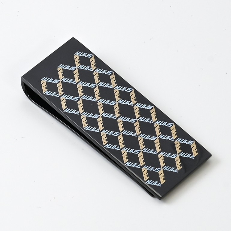 ポールスミス Paul Smith マネークリップ LOGO ブラック MONE AGEO 1A 名入れ可有料【スペシャルラッピング660円(別売り)】