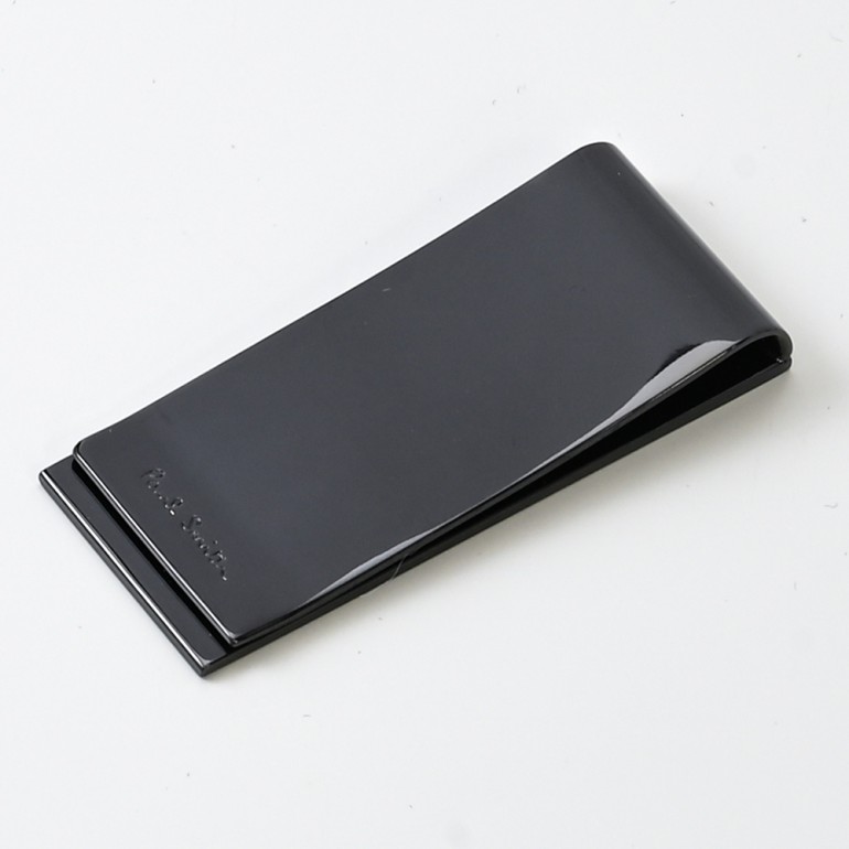 ポールスミス Paul Smith マネークリップ LOGO ブラック MONE AGEO 1A 名入れ可有料【スペシャルラッピング660円(別売り)】