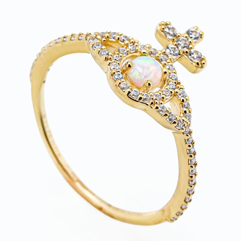 ヴィヴィアンウエストウッド Vivienne Westwood リング 指輪 Lサイズ(日本サイズ15-16号) レディース OLYMPIA オパール ゴールド 64040173 01R210 SM GOLD ジュエリー【スペシャルラッピング660円(別売り)】