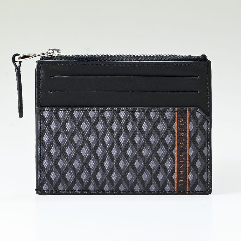 ダンヒル dunhill 財布 ミニ財布 スマートウォレット コインケース 小銭入れ メンズ エンジンターン ラゲッジキャンバス グレー 19F200ZCC030<br>【スペシャルラッピング660円(別売り)】