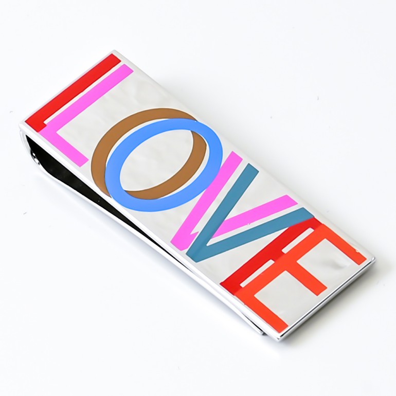 ポールスミス Paul Smith マネークリップ LOVE シルバー MONE FLOVE 1A 名入れ可有料【スペシャルラッピング660円(別売り)】