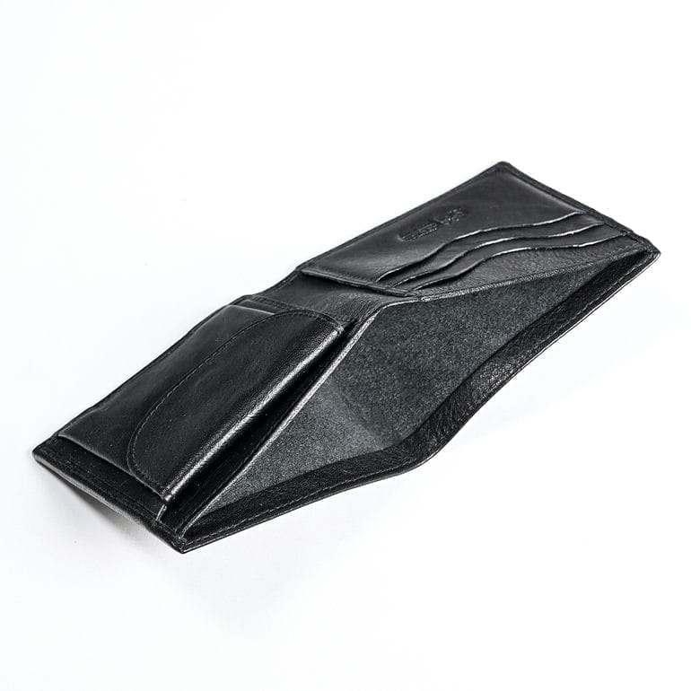 イルビゾンテ IL BISONTE 財布 二つ折り財布 メンズ レディース バケッタレザー ネロ C0487MO 798N SBW007PO0001BK116N 箔押し【スペシャルラッピング660円(別売り)】