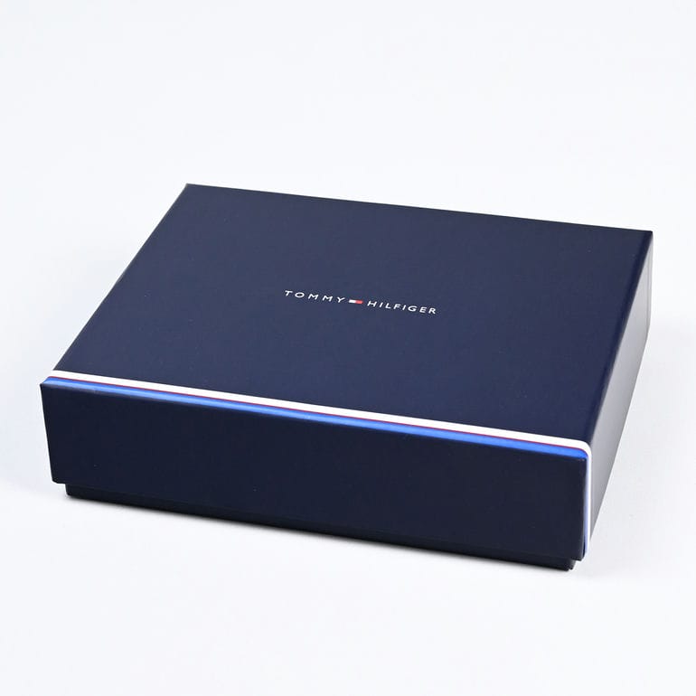 高品質ヨーロッパ輸入モデル トミーヒルフィガー TOMMY HILFIGER 二つ折り財布 メンズ ブラック AM0AM11598 BDS BK ウォレット 折りたたみ 名入れ可有料 【スペシャルラッピング660円(別売り)】