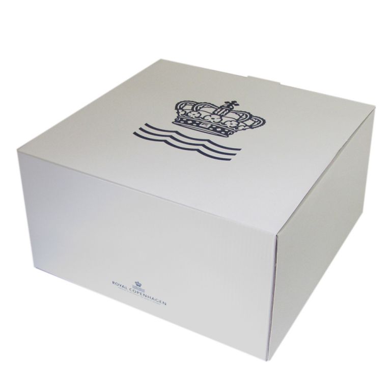 ロイヤルコペンハーゲン ホワイトフルーテッド ハーフレース ふた付き 深皿 シチュー皿 26cm×19cm 2000ml 1128181 日本未発売 1017281 北欧食器 洋食器 【スペシャルラッピング660円(別売り)】