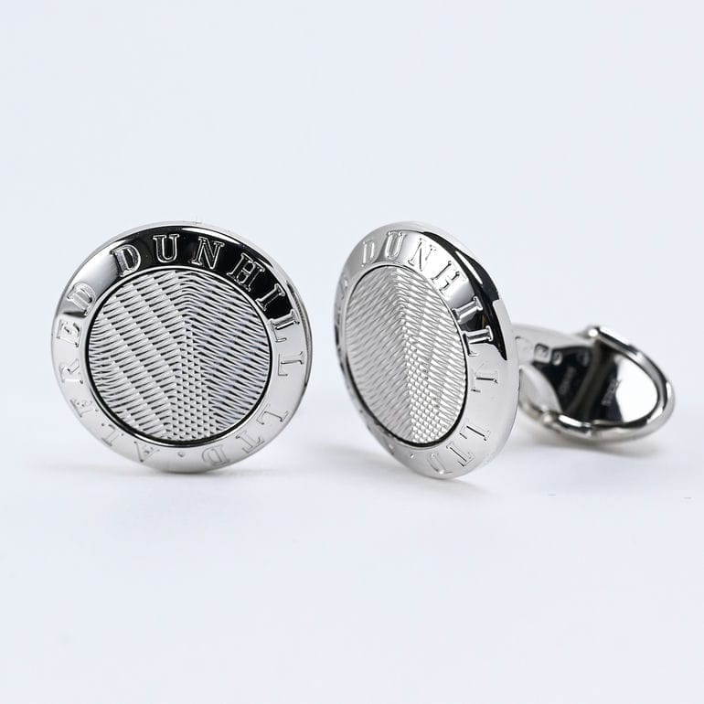 dunhill　ダンヒル　カフス　サッカーボール ダンヒル サッカーボールモチーフ スターリングシルバー カフス
