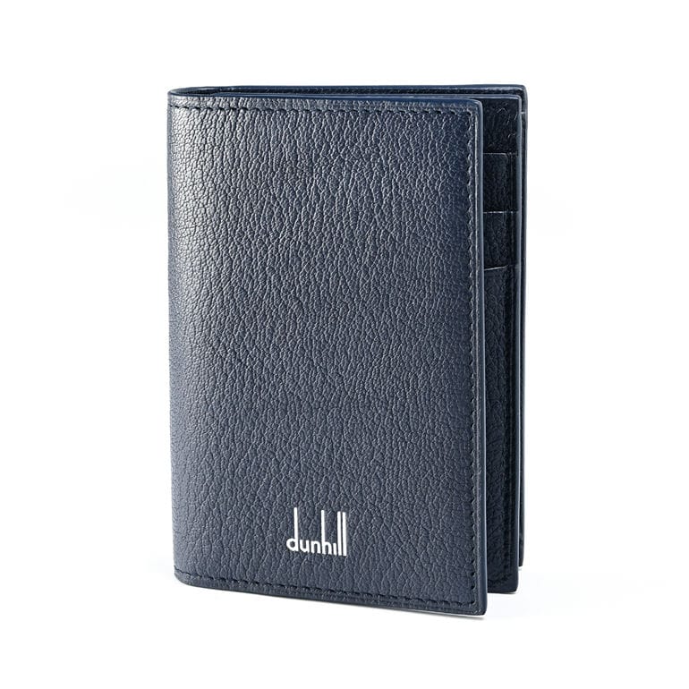 【箔押し名入れ可有料】ダンヒル dunhill カードケース 名刺入れ メンズ デューク ファインレザー ネイビー 20F2475GS410 英国<br>【スペシャルラッピング660円(別売り)】