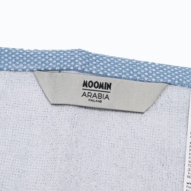 【刺しゅう名入れ可有料】アラビア ARABIA タオル ゲストタオル フェイスタオル 2024年 ウィンター 冬限定 30cm×50cm ムーミン スキージャンピング 1074790 北欧 雑貨 フィンランド【スペシャルラッピング660円(別売り)】