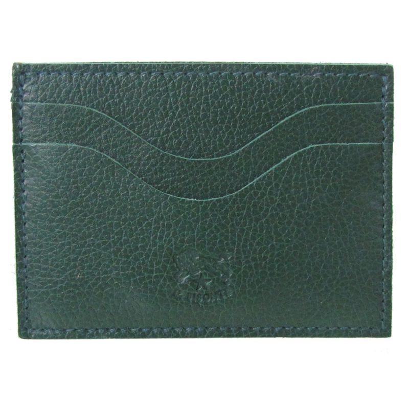 イルビゾンテ IL BISONTE カードケース パスケース メンズ レディース バケッタレザー VERDE ベルデ C1167 EP 293【スペシャルラッピング660円(別売り)】