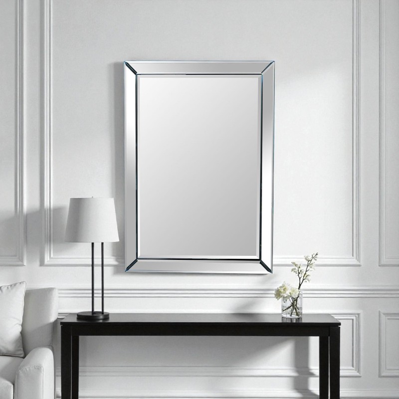 モダンベベルエッジミラー 高さ85cm