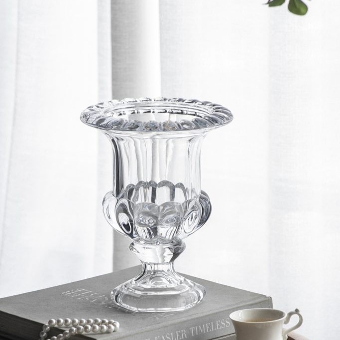 クリアガラスベース 高さ26cm