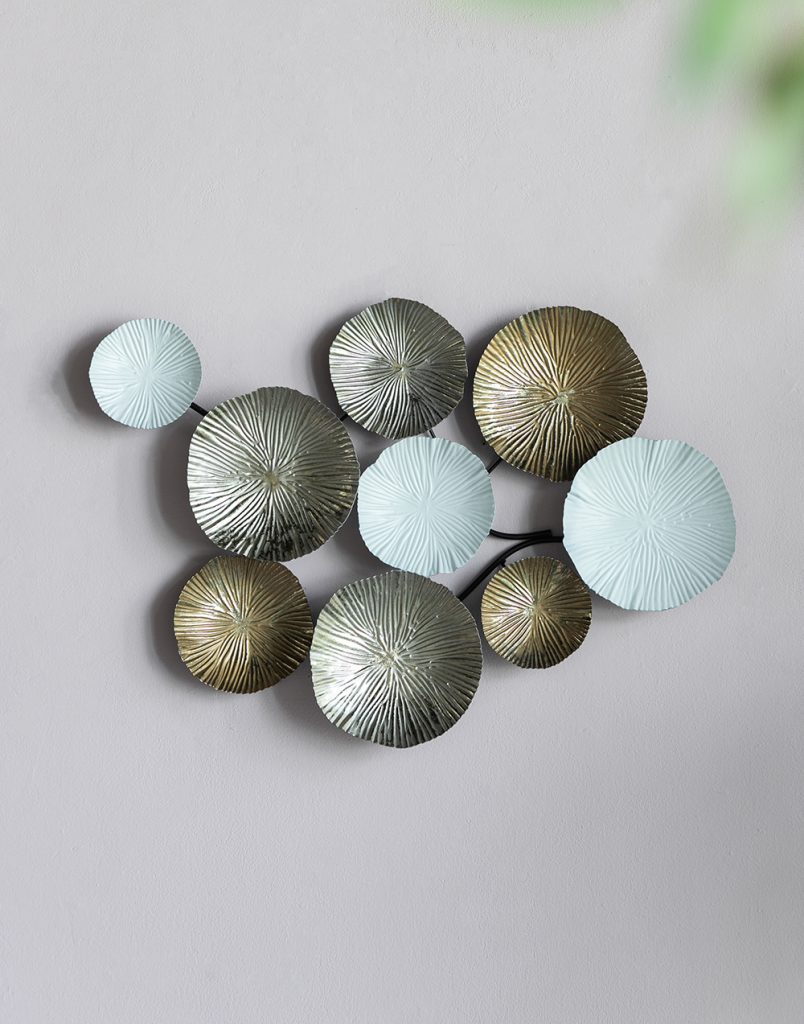 ウォールオブジェ ゴールド×ホワイト S | ウォールアート,ウォールデコ