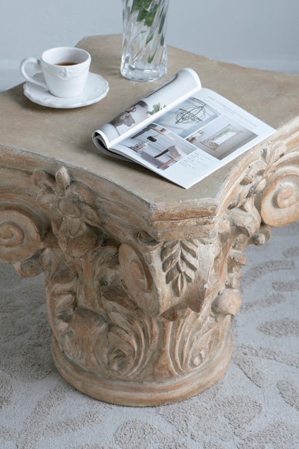 台座 アクセントテーブル 宮殿柱デザイン | インテリアデコレーション