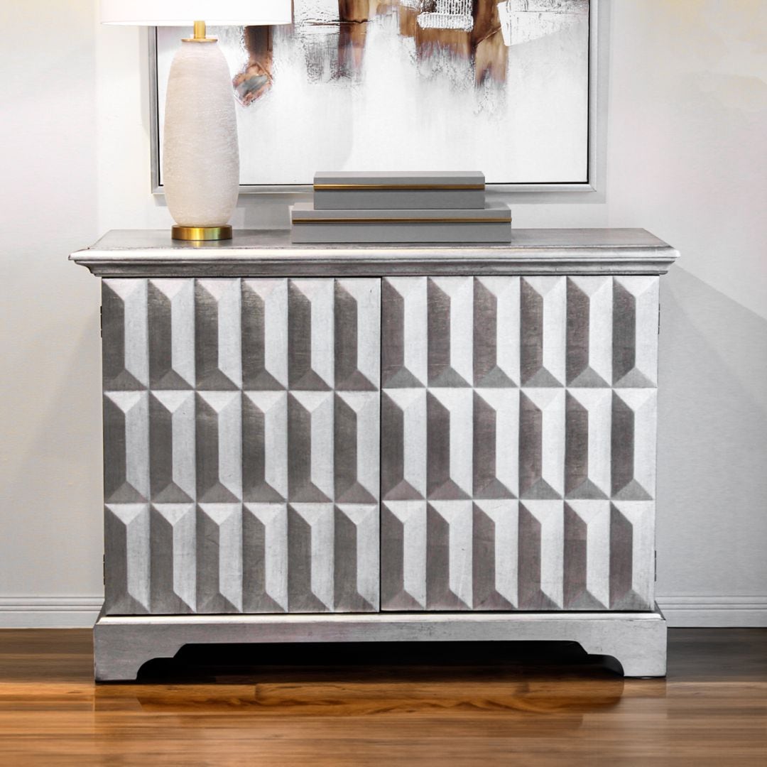 シルバーキャビネット 幅120cm