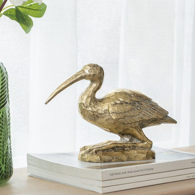 ゴールドバードインテリア 置物 幅27cm モダン＆クラシック装飾雑貨