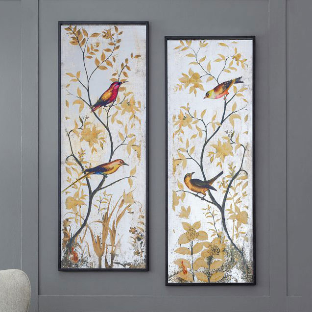 ミラーウォールアート 2枚セット