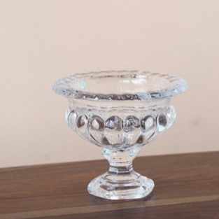 クリアガラスコンポート ミニ